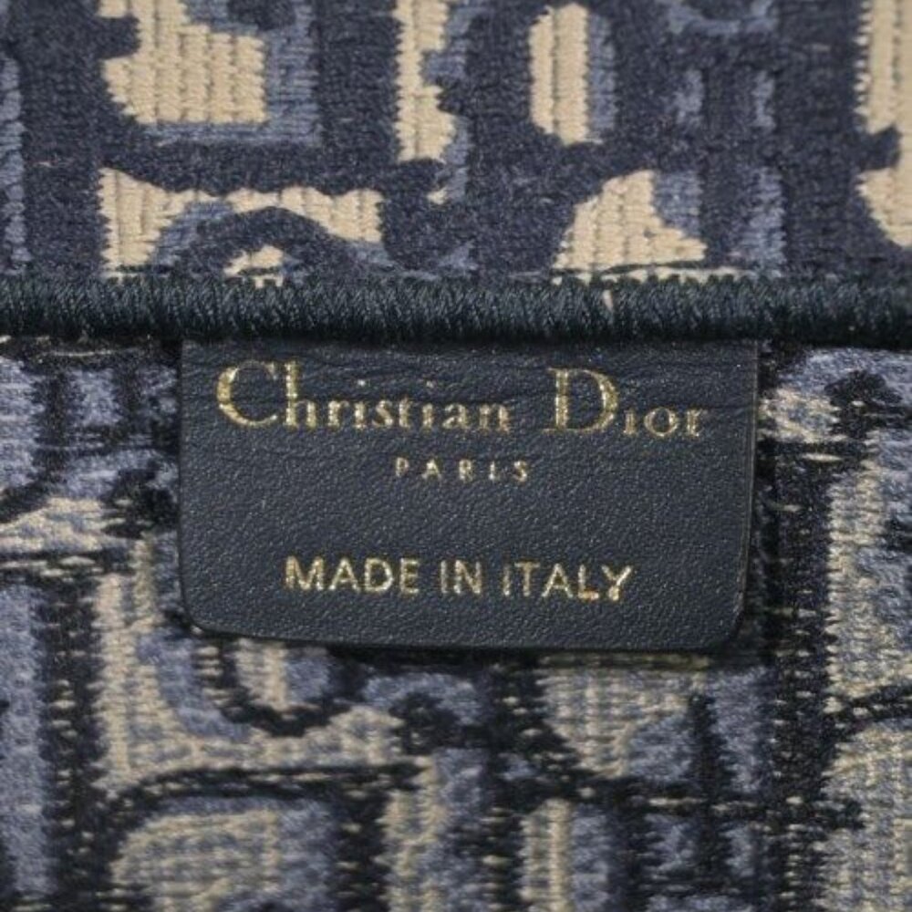 ★SOLD★ Dior Tote Beige Navy Blue - Picture 4 of 13